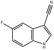 3-CYANO-5-FLUORO-1H-INDOLE Structure