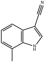 3-CYANO-7-METHYLINDOLE Structure