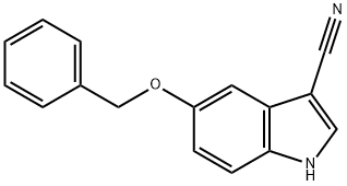 5-(benzyloxy)-1H-indole-3-carbonitrile Structure