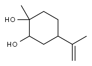 1-methyl-4-(1-methylvinyl)cyclohexane-1,2-diol Structure