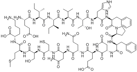 아세틸콜린수용체알파1(129-145)(인간,소,쥐,쥐) 구조식 이미지