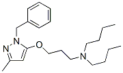 N-[3-(2-benzyl-5-methyl-pyrazol-3-yl)oxypropyl]-N-butyl-butan-1-amine Structure