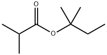 프로판산,2-메틸-,1,1-디메틸프로필에스테르 구조식 이미지