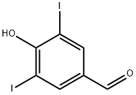 3,5-DIIODO-4-HYDROXYBENZALDEHYDE 구조식 이미지