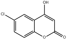 6-CHLORO-4-HYDROXYCOUMARIN 구조식 이미지