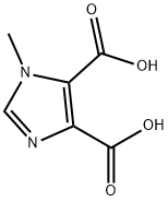 4,5-디카복시-1-메틸-1H-이미다졸 구조식 이미지