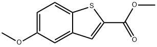 5-METHOXY-BENZO[B]티오펜-2-카복실산메틸에스테르 구조식 이미지