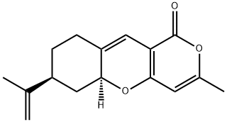 (5AS,7S)-7-ISOPROPENYL-3-METHYL-6,7,8,9-TETRAHYDRO-5AH-PYRANO[4,3-B]CHROMEN-1-ONE 구조식 이미지