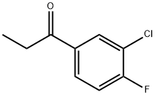 3'-CHLORO-4'-FLUOROPROPIOPHENONE Structure