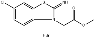 Methyl 2-(6-chloro-2-iminobenzo[d]thiazol-3(2H)-yl)acetate hydrobromide Structure