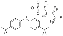 Bis(4-tert-butylphenyl)iodonium perfluoro-1-butanesulfonate 구조식 이미지
