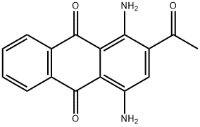 2-acetyl-1,4-diaminoanthraquinone  Structure