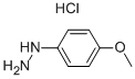 4-Methoxyphenylhydrazine hydrochloride 구조식 이미지