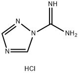 1H-1,2,4-Triazole-1-carboximidamide hydrochloride 구조식 이미지