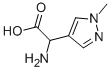 1H-피라졸-4-아세트산,알파-아미노-1-메틸-(9CI) 구조식 이미지