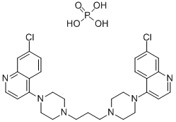 Piperazine, phosphate (1:) 구조식 이미지