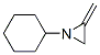 Aziridine, 1-cyclohexyl-2-methylene- (9CI) Structure