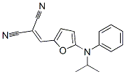 Propanedinitrile,  [[5-[(1-methylethyl)phenylamino]-2-furanyl]methylene]-  (9CI) Structure