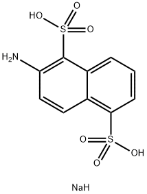 2-아미노-1,5-나프탈렌디술폰산, 모노나트륨 염 구조식 이미지