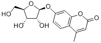 4-Methylumbelliferylbeta-D-ribofuranoside Structure