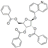 .beta.-D-Ribofuranoside, 5-quinolinyl, 2,3,5-tribenzoate Structure