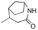 2-Azabicyclo[4.2.1]nonan-3-one,5-methyl-,endo-(9CI) Structure