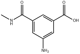 5-AMINO-N-METHYLISOPHTHALAMIC ACID Structure
