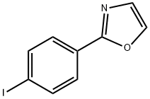 2-(4-IODO-페닐)-옥사졸 구조식 이미지