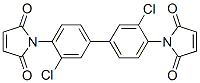 N,N'-(3,3'-Dichlorobiphenyl-4,4'-diyl)dimaleimide Structure