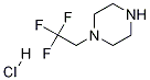 1-(2,2,2-Trifluoroethyl)piperazine hydrochloride Structure