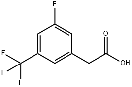 3-Fluoro-5-(trifluoroMethyl)phenylacetic acid 구조식 이미지