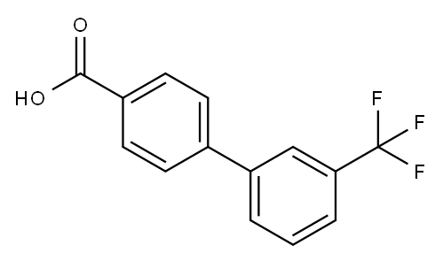 3'-TRIFLUOROMETHYLBIPHENYL-4-CARBOXYLIC ACID Structure