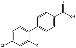 2',4'-DICHLORO-BIPHENYL-4-CARBOXYLIC ACID Structure