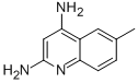 6-메틸퀴놀린-2,4-디아민 구조식 이미지