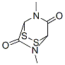 1,4-dimethyl-3,6-epidithio-2,5-dioxopiperazine Structure