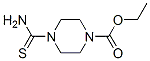 1-Piperazinecarboxylic  acid,  4-(aminothioxomethyl)-,  ethyl  ester Structure