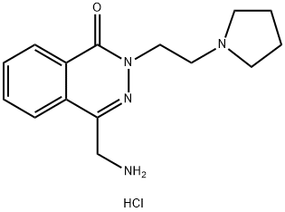 4-(Aminomethyl)-2-(2-(pyrrolidin-1-yl)ethyl)phthalazin-1(2H)-one dihydrochloride Structure