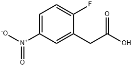 2-FLUORO-5-NITROPHENYLACETIC ACID Structure