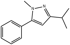 1H-Pyrazole, 1-methyl-3-(1-methylethyl)-5-phenyl- Structure