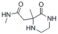 2-Piperazineacetamide,N,2-dimethyl-3-oxo-(8CI) Structure