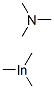 트리메틸(트리메틸아민)인듐 구조식 이미지