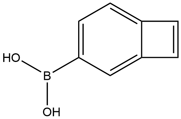 Benzocyclobutene-4-boronic acid Structure