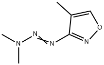 Isoxazole, 3-(3,3-dimethyl-1-triazenyl)-4-methyl- (9CI) Structure