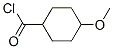 Cyclohexanecarbonyl chloride, 4-methoxy- (9CI) Structure