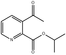 ISOPROPYL 3-ACETYLPYRIDINE-2-CARBOXYLATE 구조식 이미지