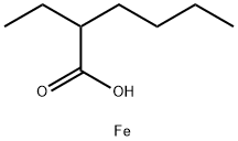 2-ethylhexanoic acid, iron salt 구조식 이미지