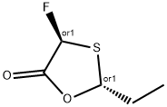 1,3-Oxathiolan-5-one,2-ethyl-4-fluoro-,trans-(9CI) 구조식 이미지