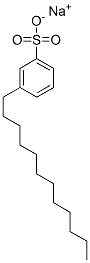 sodium 3-dodecylbenzenesulfonate Structure