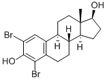 2,4-DIBROMOESTRADIOL Structure