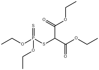 Phosphorodithioic acid O,O-diethyl S-[di(ethoxycarbonyl)methyl] ester Structure